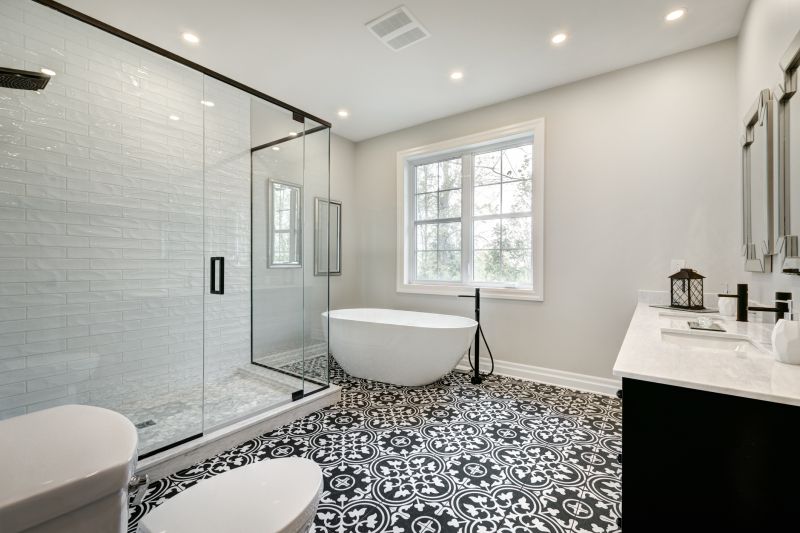 Open Concept Walk-In Shower